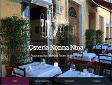 Tablet Screenshot of osterianonnanina.com